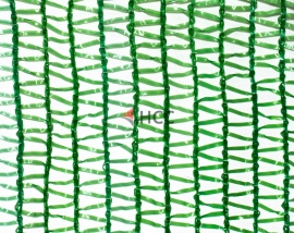 Сетка фасадная затеняющая зеленая 35% пластик